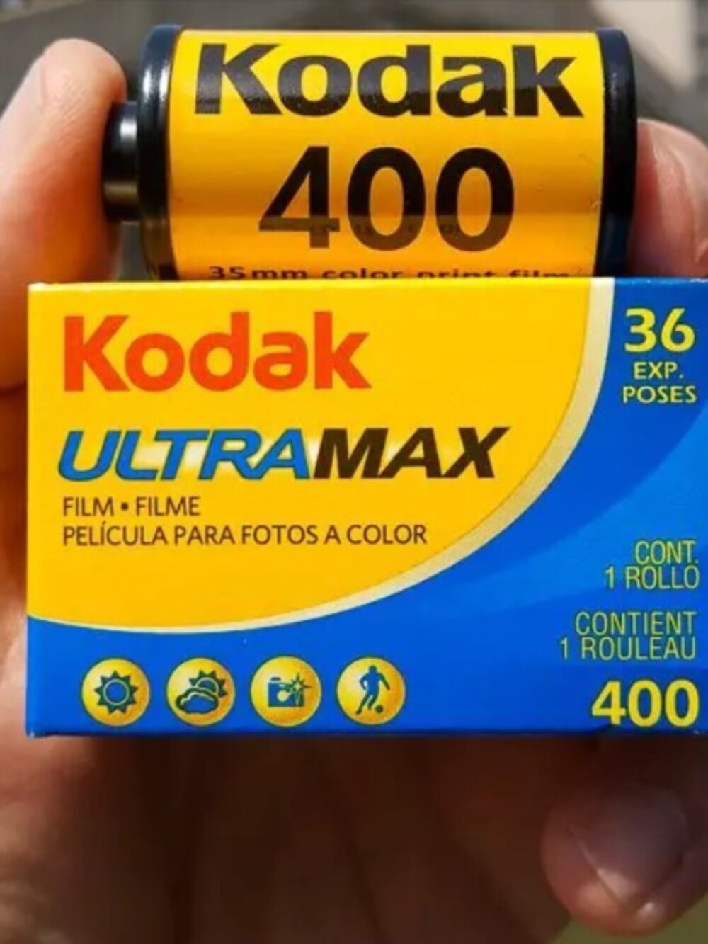Kodak USA GC UltraMax Gold 400 35mm 36 exp. Color Negative Film FRESH STOCK